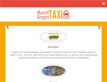 Tablet Screenshot of munich-airport-taxi.com